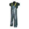 Viking Rain Bib Pants, Polyester, PVC, 32 in Inseam, Green, Size L 4110P-L