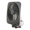 Treva/O2cool Compact Fan, 2 Speeds, Gray, AC Adapter FD10002A