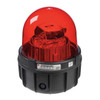 Warning Light, Red, LED, 120V AC, 60 FPM, 9 1/4 in Dia., Surface