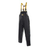 PVC Rain Bib Pants, PVC, 32 in Inseam, 36 in Waist, 0.75 mm Thickness, Green, L