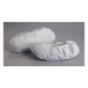 Disposable Shoe Covers, Vinyl, White, Slip Resistant Sole: Yes ,M