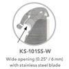 Klever Rounded Safety Blade 5 5/8 in L, 5 PK KS-101SS-W