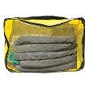 Spill Kit, 4 gal Volume Absorbed per Kit, 5 gal Capacity, Bucket, Gray, 10  455304