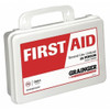 First Aid Kit and Housing, Plastic 105 Components, 25 People Served  59474