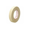 Painter's Tape, 72 mm W x 55 m L, 7.2 mil Thick, Tan, Rubber Adhesive, 12 PK