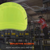 Bump Cap, Short Brim Baseball, Polyethylene, Hook-and-Loop Suspension  8955