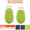 Bump Cap, Short Brim Baseball, Polyethylene, Hook-and-Loop Suspension  8955