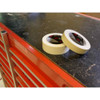 Masking Tape, 96 mm W x 55 m L, 5.1 mil Thick, Tan, Rubber Adhesive, 8 PK  101+