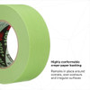Painter's Tape, 48 mm W x 55 m L, 6.7 mil Thick, Green, Rubber Adhesive, 12 PK  401+