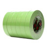 Painter's Tape, 24 mm W x 55 m L, 6.7 mil Thick, Green, Rubber Adhesive, 24 PK  401+