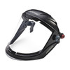 Face Shield, Clear Visor, 9 in Height, Ratchet Suspension, Anti-Fog Lens