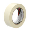 Masking Tape, 36 mm W x 55 m L, 5.1 mil Thick, Tan, Rubber Adhesive, 24 PK  101+