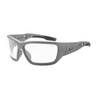 BALDR, Safety Glasses, Anti-Scrtach, Clear Lens, Gray Frame, Full-Frame