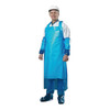Polyco Apron, Polyolefin, Blue, 55 in, Universal 48500