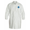 Tyvek 400 Disposable Lab Coat, Tyvek(R) 400, Snaps Closure, White, 4XL, 30 PK  TY211SWH4X003000