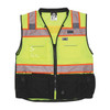 Mcr Safety High Visibility Vest,3XL Size,Unisex PSURVCL2LSX3