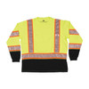 Mcr Safety Long Sleeve T-Shirt, 3, R, Polyester, Green, 4XL FFLTC3SLX4