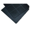 Wearwell Ramp Edge, 3 in W x Nitrile Rubber, Yellow 572