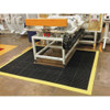 Wearwell Ramp Edge, 3 in W x Nitrile Rubber, Yellow 572