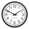 Manufacturer Varies 13-1/8" Contemporary Wall Clock, Black E56BASD314G