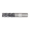 Widia End Mill,AlTiN,0.2500 in Millng Dia,5V0C 5V0C07002ST