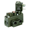 Solenoid Air Control Valve, 1/4 In, 12VDC, Overall Length: 3-1/2"