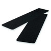 Anti-Slip Tread Polyester 80 Grit Size, Black, 6" W x 2 ft. L, 28 mil Thick  GRAN13537