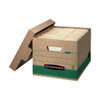 Bankers Box File Box,Green; Kraft,10" H,PK12 12770
