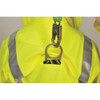 High Visibility Rain Jacket with hood, Polyester, Class 3 R, Green-Yellow, S  J24122