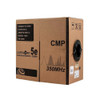 Monoprice Data Cable,Cat 5e,24 AWG,1000ft,Black 12806