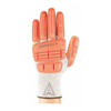 Hi-Vis Cut Resistant Impact Coated Gloves, Cut Level A4 ,Nitrile ,Sandy ,8 1 PR