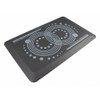 Antifatigue Mat, 24" L x 16" W, 43-64" Thickness, Polyurethane, Smooth, Gray  FCA21624GY