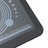 Antifatigue Mat, 24" L x 16" W, 43-64" Thickness, Polyurethane, Smooth, Gray  FCA21624GY