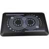 Antifatigue Mat, 24" L x 16" W, 43-64" Thickness, Polyurethane, Smooth, Black  FCA21624BK