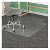 Deflecto Chair Mat,Traditional Lip,Clear,46"x60" CM14433FGR