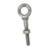 Eye Bolt With Shoulder, 5/8 in-11, 4 in Shank, 1-1/4 in ID, Steel, Galvanized