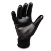 Coated Gloves, Polyurethane, Smooth, Palm, 3 Abrasion Level, Black, 11 60 PK  13841