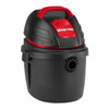 Shop Vacuum, 2 1/2 gal Tank Size, 1 1/4 in Vacuum Hose Dia., Plastic