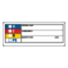 Brady HMIGLabel,1-1/2inH,3-3/8inW,PK1000 99186