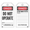 Brady Danger Tag,5-3/4 x 3 In,Do Not Opr,PK25, 65367 65367