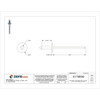 Blind Rivet, Flanged Head, 1-8 in Dia., 3-8 in L, Aluminum Body, 500 PK  AD44ABSLF201