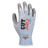 Cut-Resistant Coated Gloves, Cut Level A2 ,Dipped ,Polyurethane ,Smooth ,L 12 PK  92718PUL