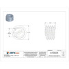 Tanged Helical Insert, Free-Running, #8-32 Thrd Sz, 18-8 Stainless Steel, 100 PK  A1185-2CN164