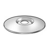 Grating Clip, For Screw Size 1/4 in, Carbon Steel, Galvanized, 100 PK