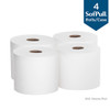 Sofpull Center Pull Paper Towels, 1 Ply, 567 Sheets, 700 ft, White, 4 PK  28143