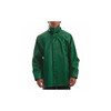 Flame Resistant Rain Jacket, S, 13 oz Heavy Duty PVC, snaps Closure