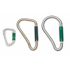 Miller Twist-Lock Carabiner, Carbon Steel, Gold, 4 5-8 in L 17D-1-