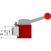 Dorian Tool Post Holder,Reversible Cut-Off D35CXA-7-71C
