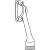 Rockwood Lever Door Holder,Satin Chrme,Cast Brass 461L.26D
