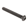 M8-1.25 Socket Head Cap Screw, Button, Black Oxide Steel, 70 mm Length, 100 PK